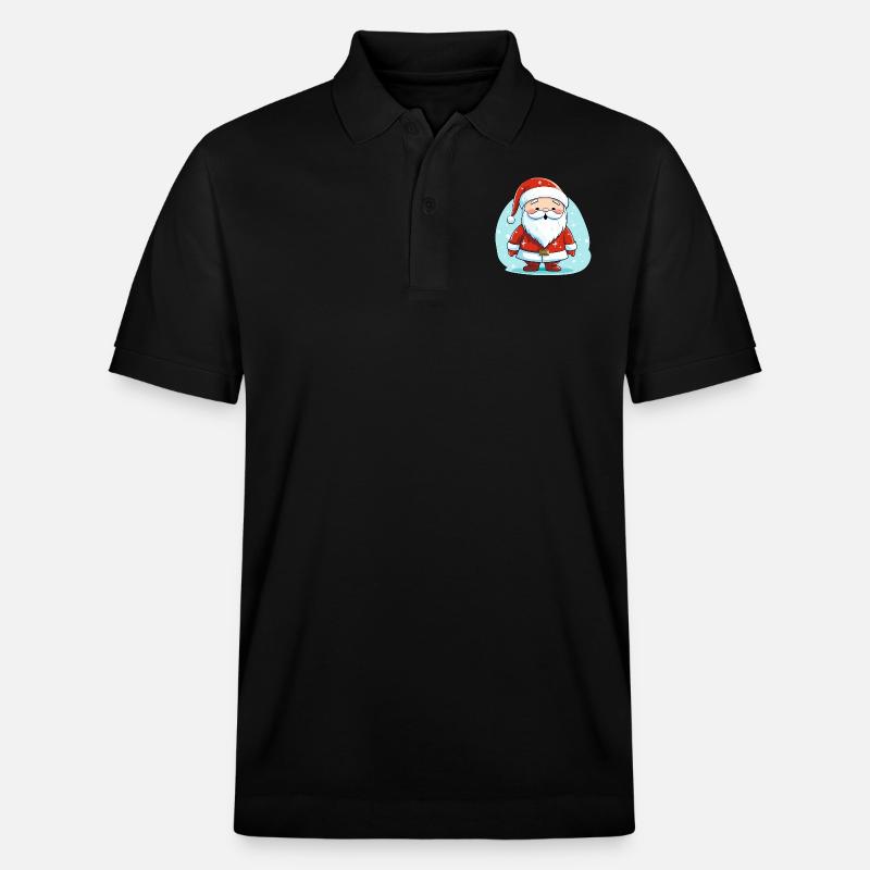 Weihnachtsmann - Stanley/Stella Unisex Bio-Poloshirt PREPSTER - Schwarz