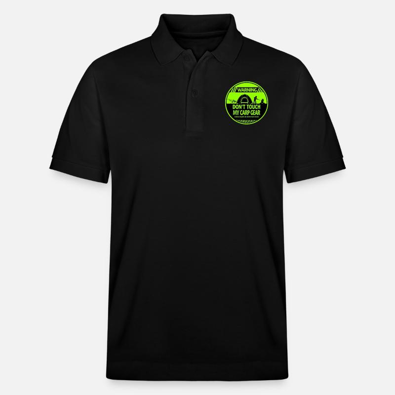 Avertissement de carpe - Polo PREPSTER bio Stanley/Stella Unisexe - noir