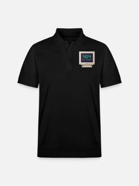 CRT Design - 404 Not found - Stanley/Stella Unisex Organic Polo Shirt PREPSTER - black