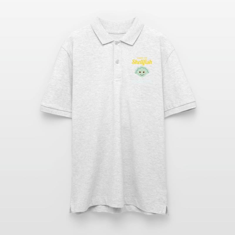 Scallop Seashells Collector Beachcomber Shellfish Stanley/Stella Unisex Organic Polo Shirt PREPSTER