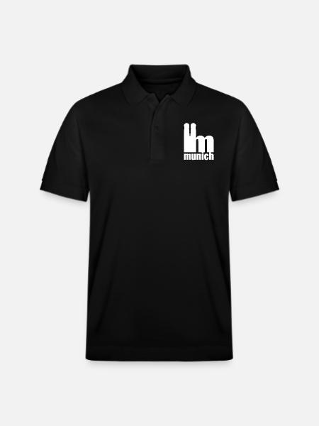 Servus - Greetings from Munich - Frauenkirche - Stanley/Stella Unisex Organic Polo Shirt PREPSTER - black