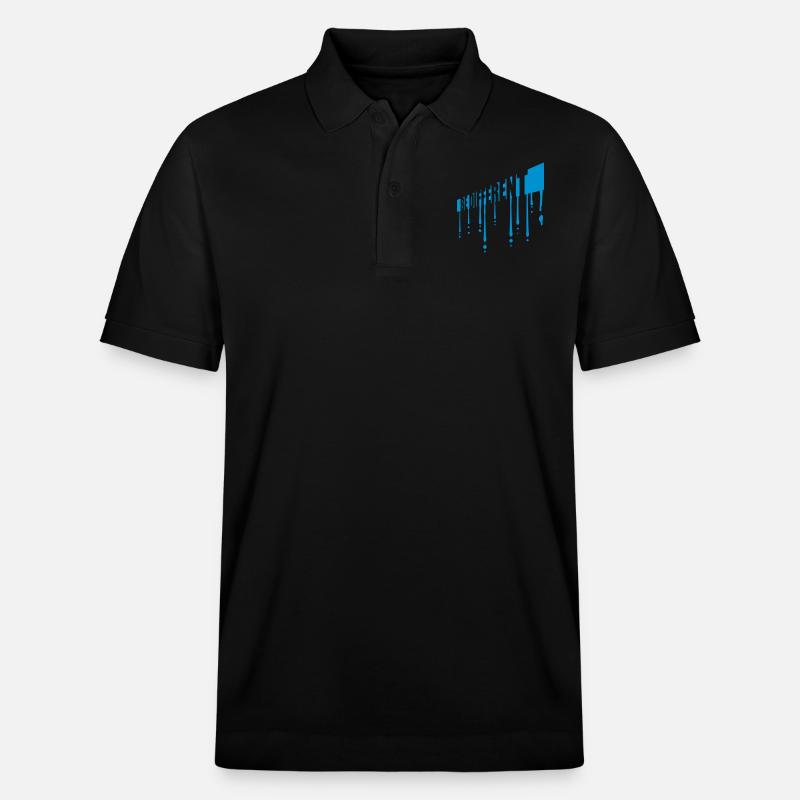 Be different Logo Design - Stanley/Stella Unisex Bio-Poloshirt PREPSTER - Schwarz