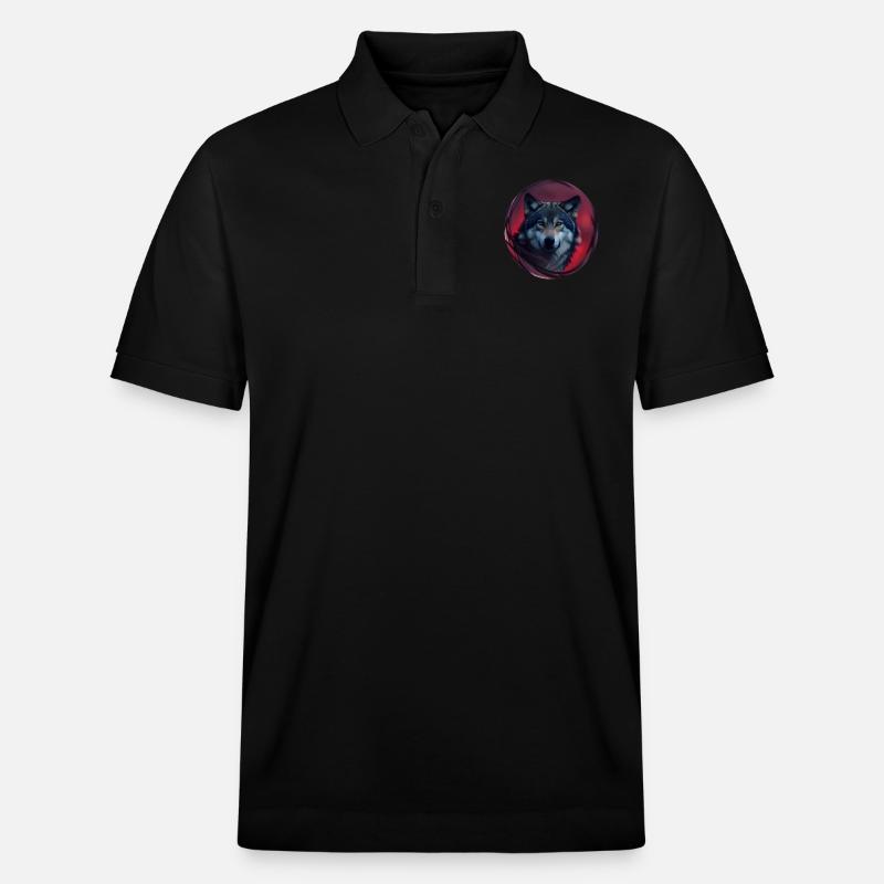 Wolf - Stanley/Stella Unisex Bio-Poloshirt PREPSTER - Schwarz