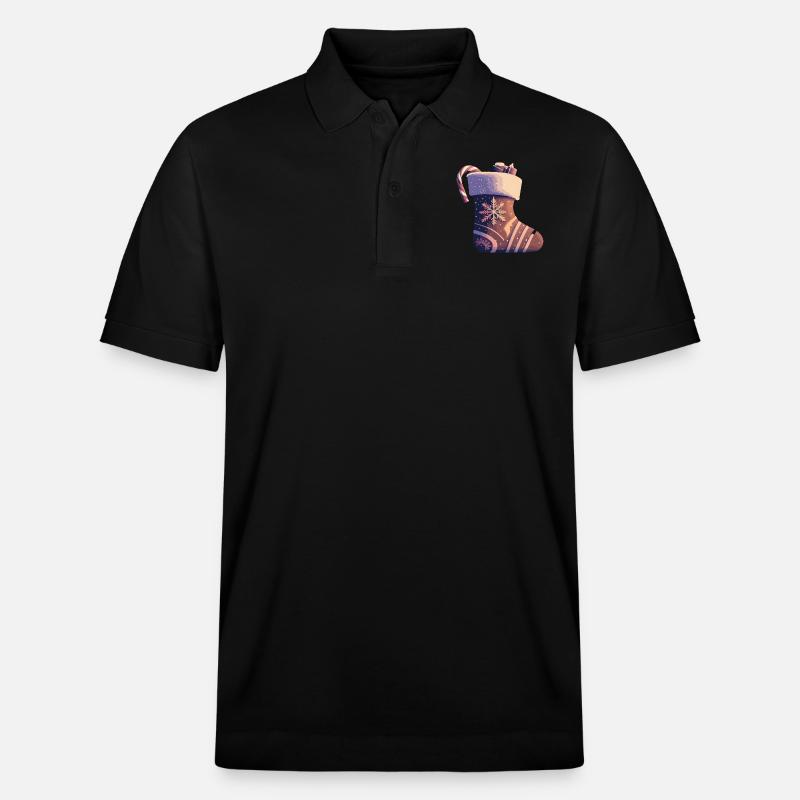 Bas de Noël - Polo PREPSTER bio Stanley/Stella Unisexe - noir