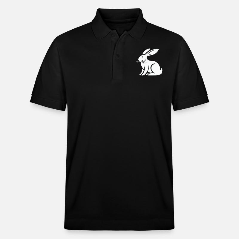 Lapin Lapin Animal - Polo PREPSTER bio Stanley/Stella Unisexe - noir