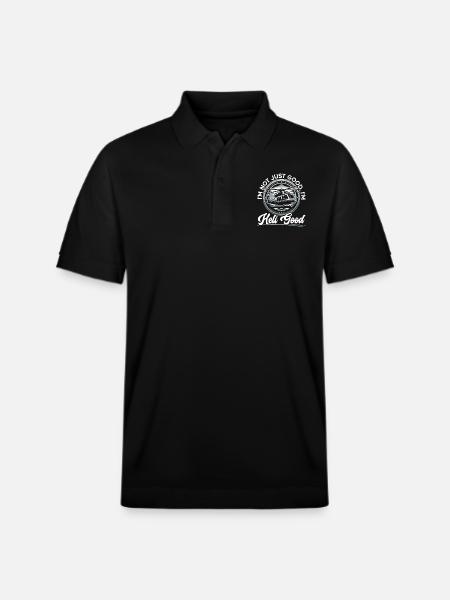 Helicopter pilot flies - Stanley/Stella Unisex Organic Polo Shirt PREPSTER - black