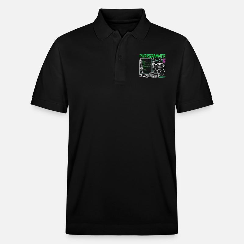 Lustiger Programmierer Programmierer - Stanley/Stella Unisex Bio-Poloshirt PREPSTER - Schwarz
