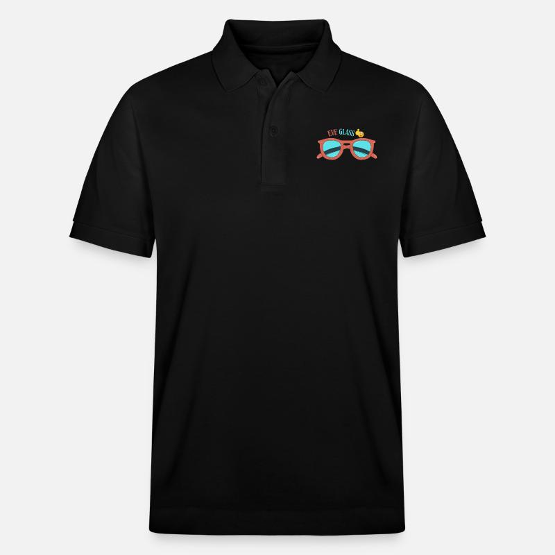 Brille - Stanley/Stella Unisex Bio-Poloshirt PREPSTER - Schwarz