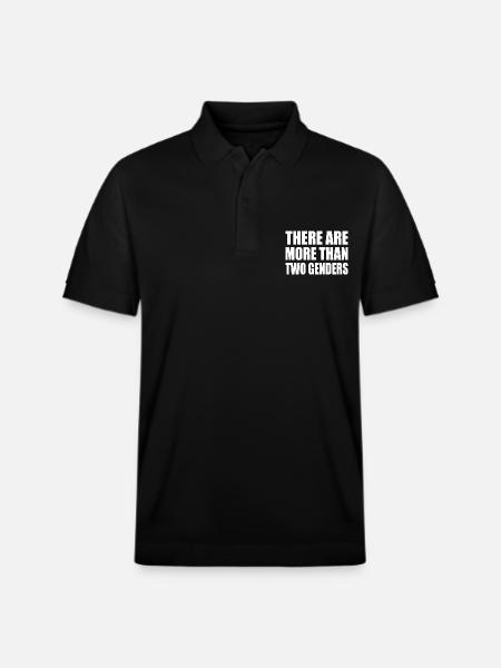 there are more than two genders - Stanley/Stella Unisex Organic Polo Shirt PREPSTER - black