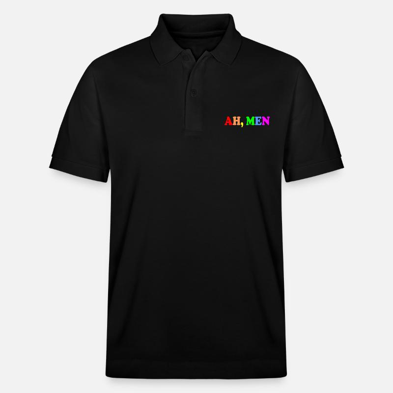 Ah men - Stanley/Stella Unisex Bio-Poloshirt PREPSTER - Schwarz