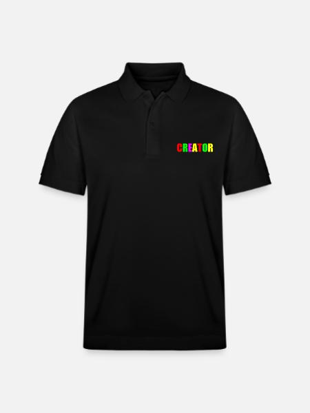 Creator - Polo PREPSTER bio Stanley/Stella Unisexe - noir