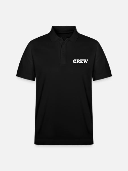 Crew - Stanley/Stella Unisex Organic Polo Shirt PREPSTER - black