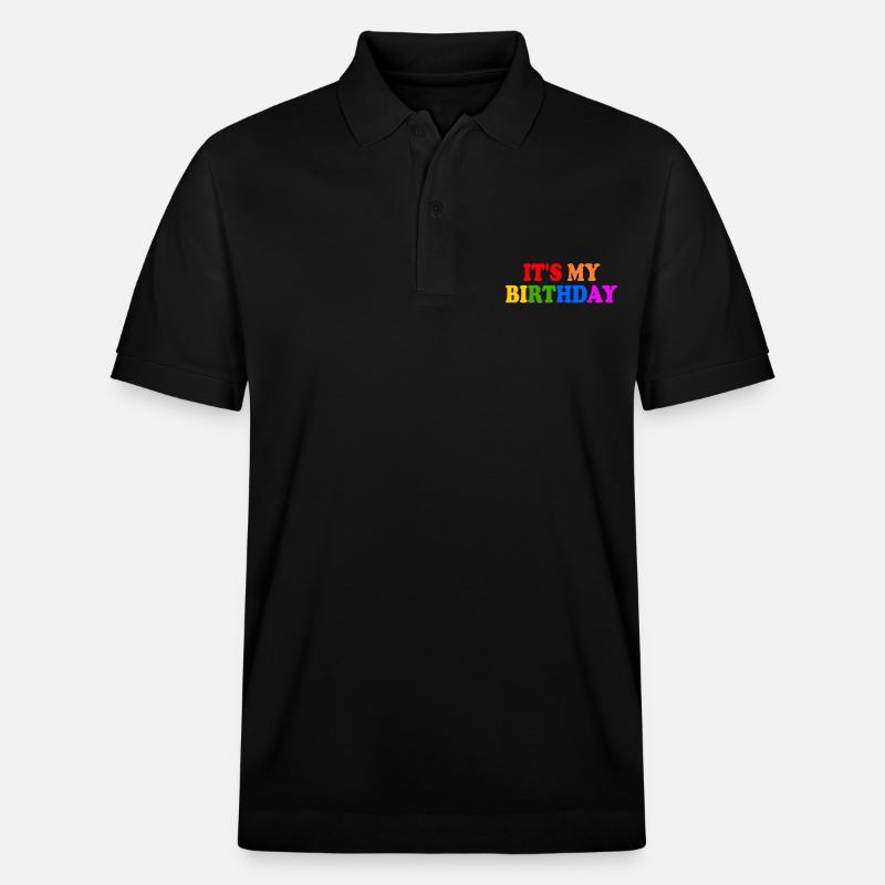 Its my birthday - Stanley/Stella Unisex Bio-Poloshirt PREPSTER - Schwarz