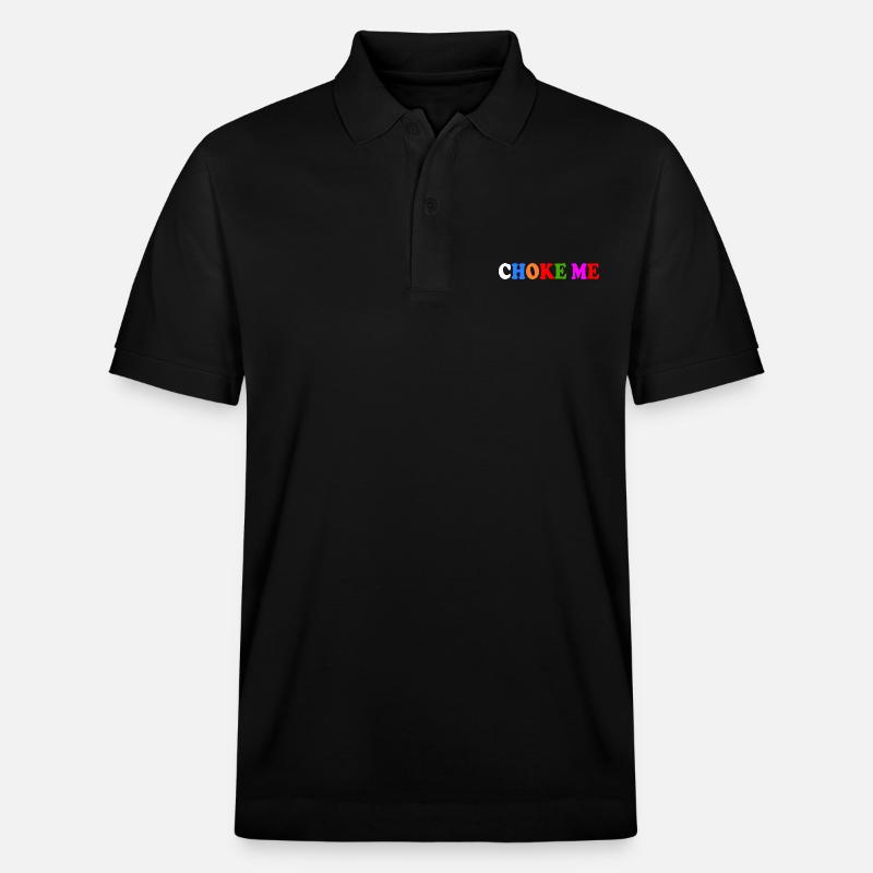 Choke me - Polo PREPSTER bio Stanley/Stella Unisexe - noir