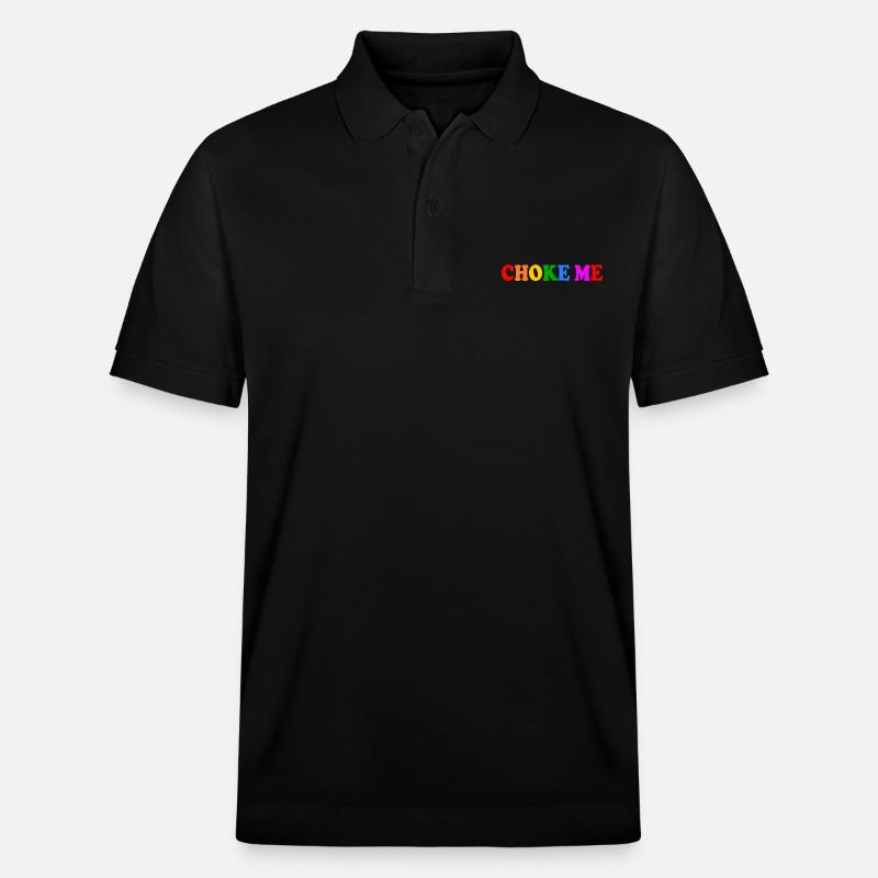 Choke me - Polo PREPSTER bio Stanley/Stella Unisexe - noir