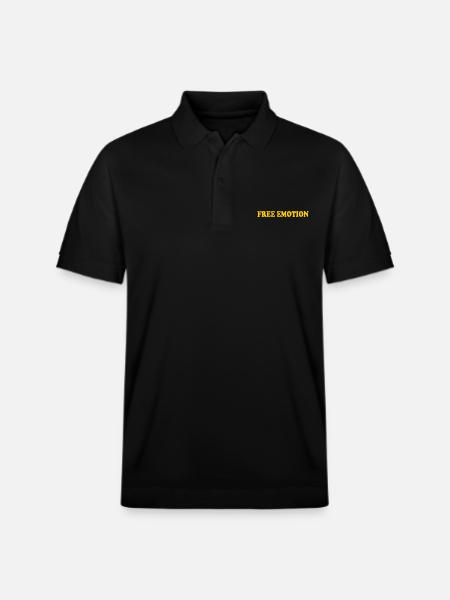 Free emotion - Stanley/Stella Unisex Organic Polo Shirt PREPSTER - black