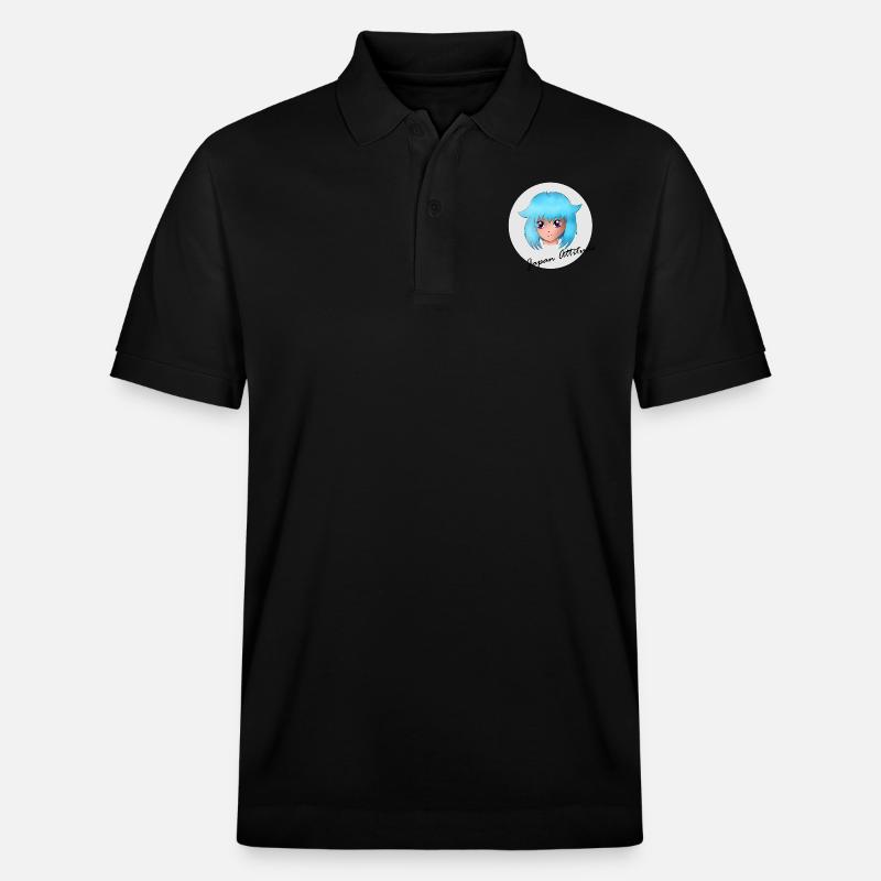 Mangamädchen - Stanley/Stella Unisex Bio-Poloshirt PREPSTER - Schwarz