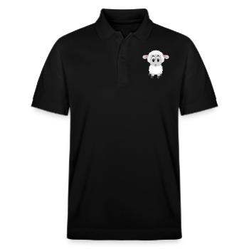 agneau - Polo PREPSTER bio Stanley/Stella Unisexe - noir - Devant - Roxy (174cm) & Andy (188cm)
