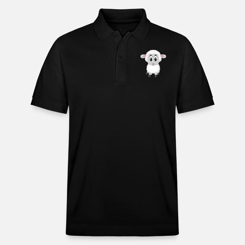 Schaf - Stanley/Stella Unisex Bio-Poloshirt PREPSTER - Schwarz
