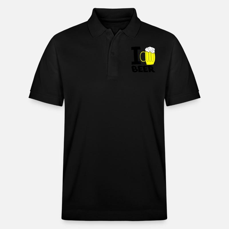 J’adore la bière - Polo PREPSTER bio Stanley/Stella Unisexe - noir