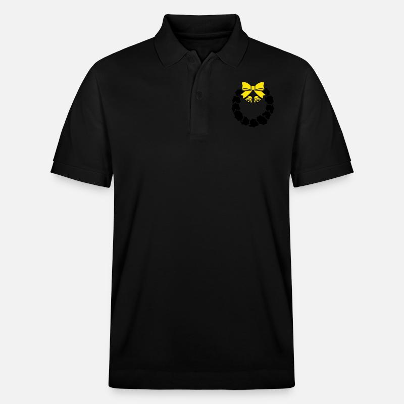 kranz glocken 002 - Stanley/Stella Unisex Bio-Poloshirt PREPSTER - Schwarz