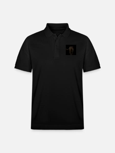 black cat kitten cat - Stanley/Stella Unisex Organic Polo Shirt PREPSTER - black