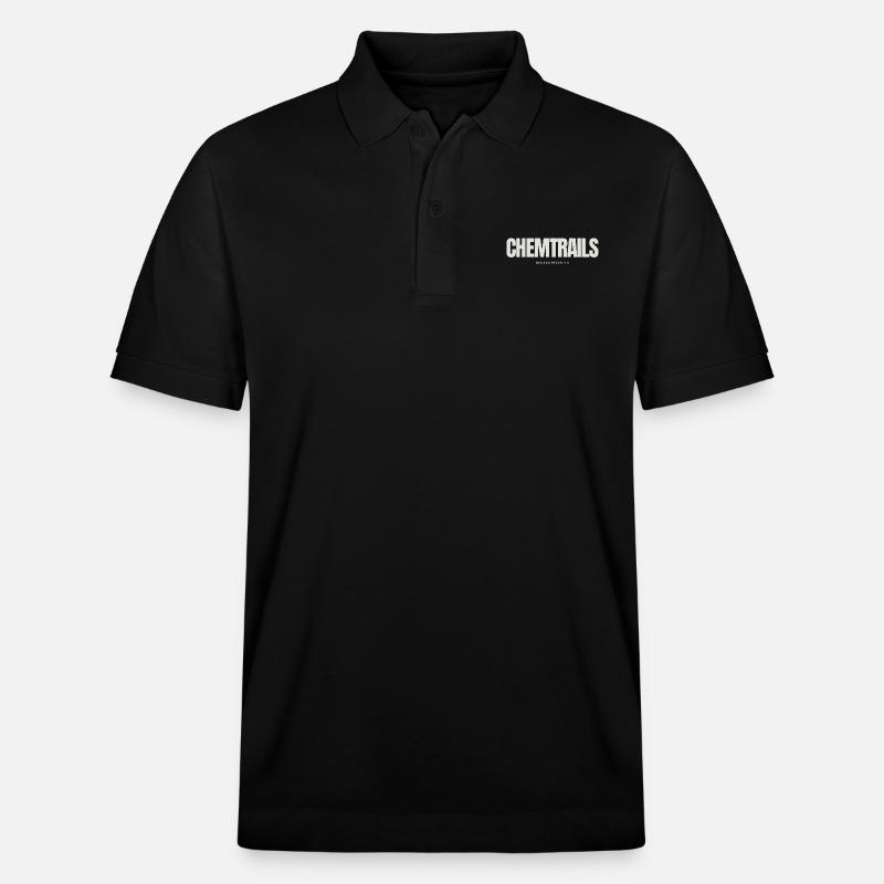 chemtrails geoengineering - Stanley/Stella Unisex Bio-Poloshirt PREPSTER - Schwarz