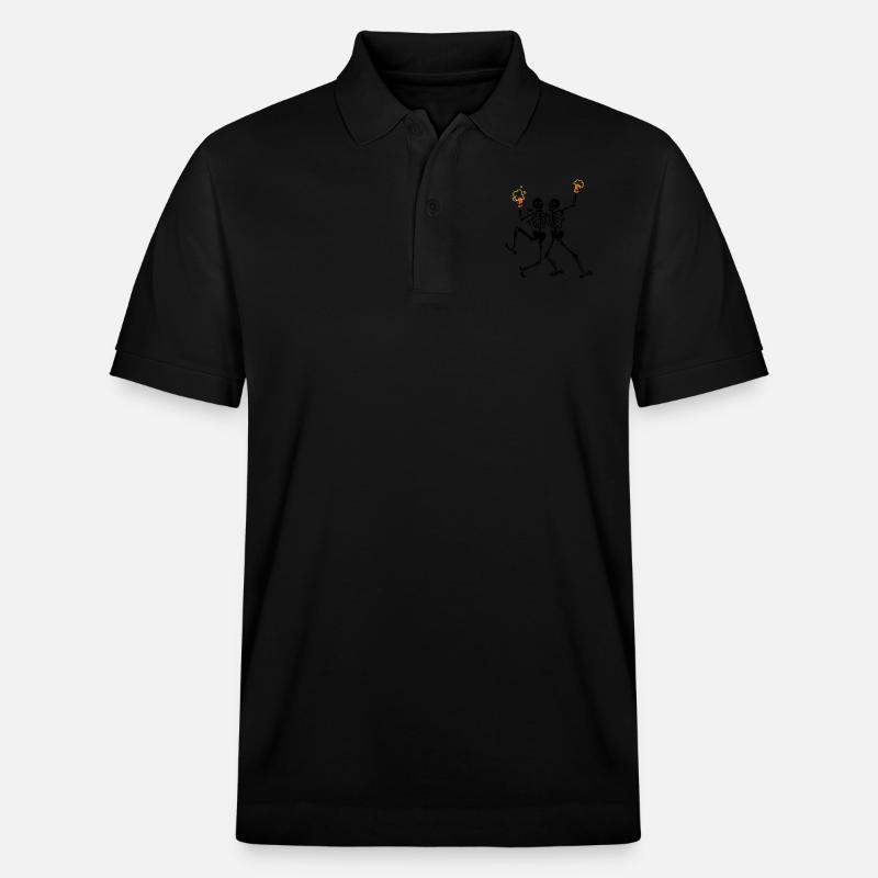 Skelette tun java - Stanley/Stella Unisex Bio-Poloshirt PREPSTER - Schwarz