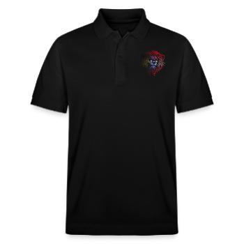 Antigua und Barbuda - Stanley/Stella Unisex Bio-Poloshirt PREPSTER - Schwarz - Vorne - Roxy (174cm) & Andy (188cm)