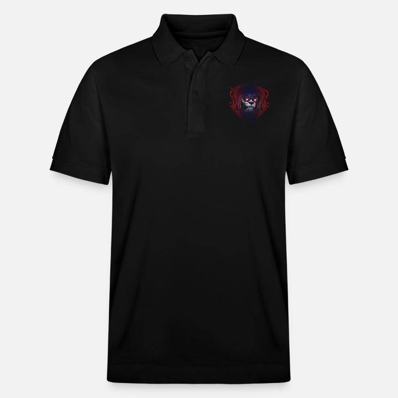 Laos - Stanley/Stella Unisex Bio-Poloshirt PREPSTER - Schwarz