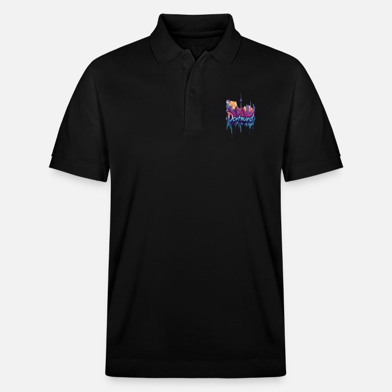 Dortmund - Stanley/Stella Unisex Bio-Poloshirt PREPSTER - Schwarz