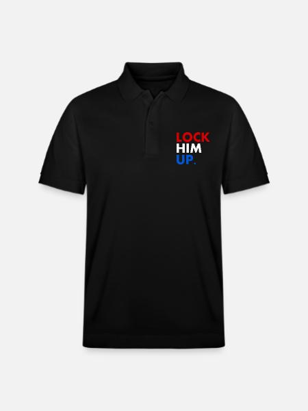 Lock him up - Stanley/Stella Unisex Organic Polo Shirt PREPSTER - black