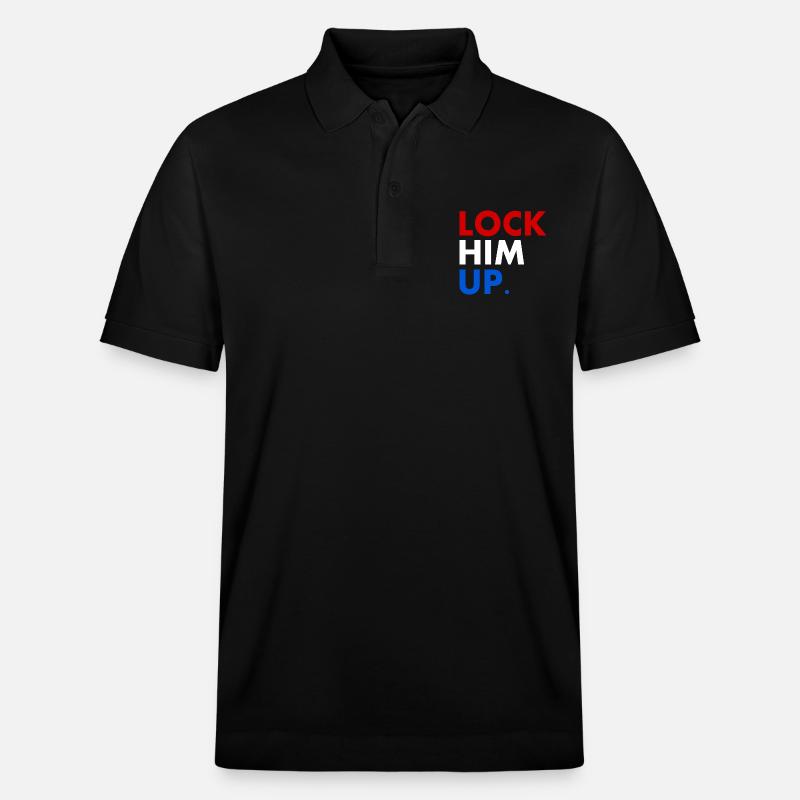 Lock him up - Stanley/Stella Unisex Bio-Poloshirt PREPSTER - Schwarz