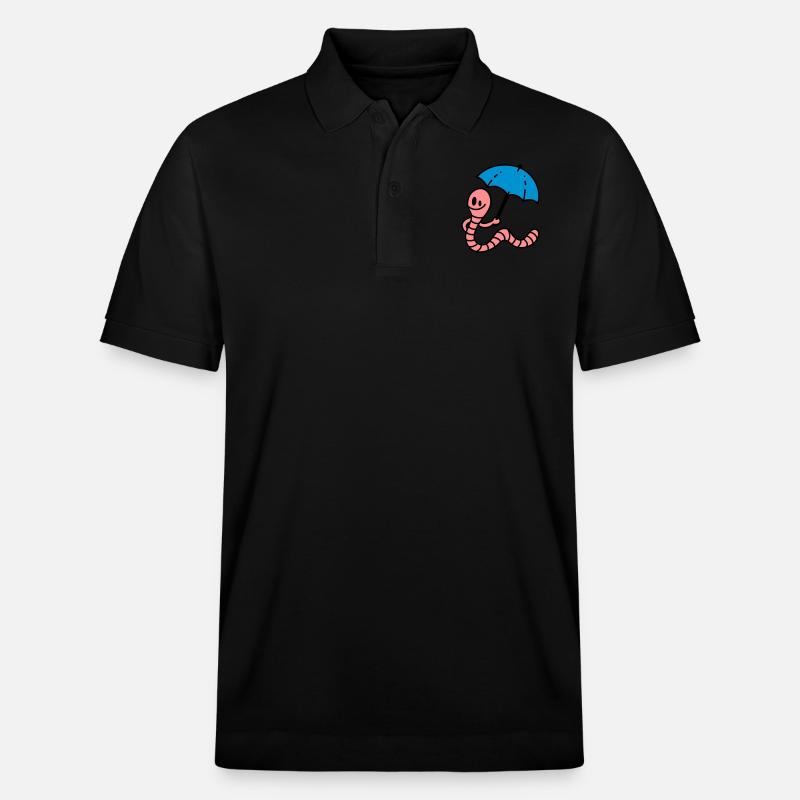 Regenwurm - Stanley/Stella Unisex Bio-Poloshirt PREPSTER - Schwarz