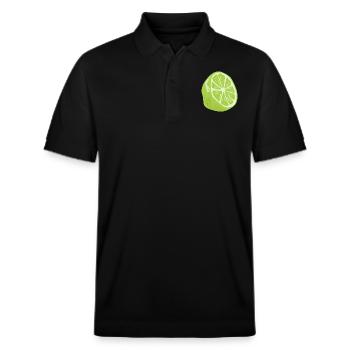 lime - Stanley/Stella Unisex Organic Polo Shirt PREPSTER - black - Front - Roxy (174cm) & Andy (188cm)