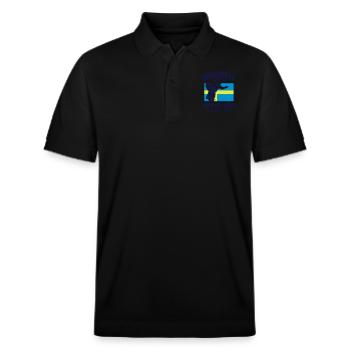 Speedway - Sweden - Stanley/Stella Unisex Organic Polo Shirt PREPSTER - black - Front - Roxy (174cm) & Andy (188cm)