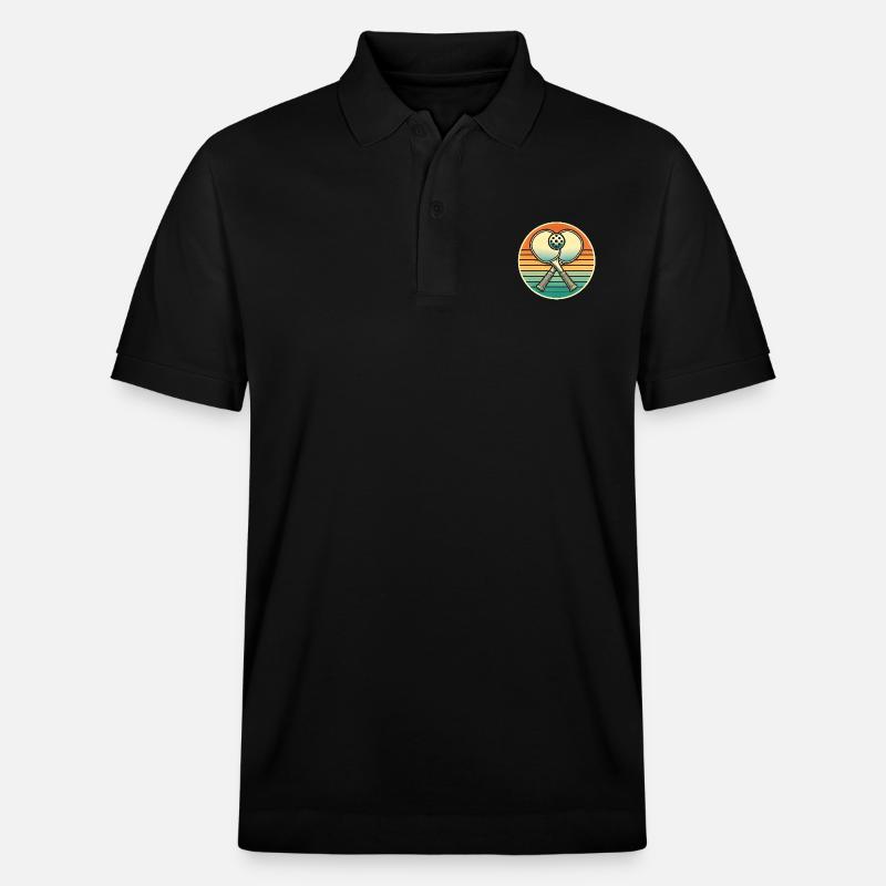 Retro_Pick - Stanley/Stella Unisex Bio-Poloshirt PREPSTER - Schwarz