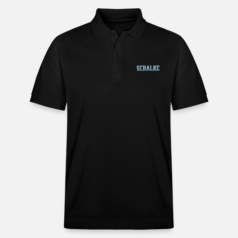 Schalke - Stanley/Stella Unisex Bio-Poloshirt PREPSTER - Schwarz