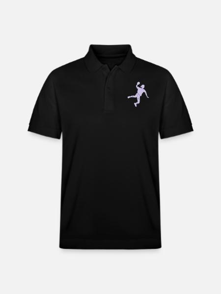 Handball Mädchen - Stanley/Stella Unisex Bio-Poloshirt PREPSTER - Schwarz