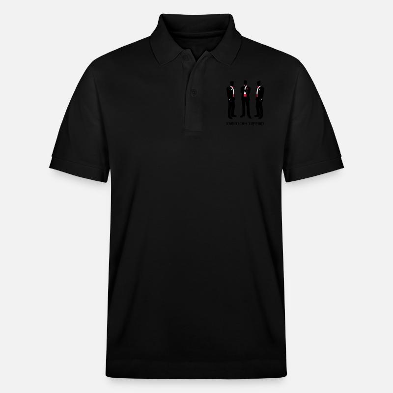 Bräutigam-support - Stanley/Stella Unisex Bio-Poloshirt PREPSTER - Schwarz