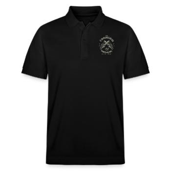 Chainsaw - Stanley/Stella Unisex Organic Polo Shirt PREPSTER - black - Front - Roxy (174cm) & Andy (188cm)