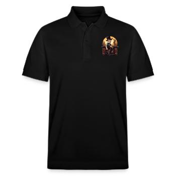 Schornsteinfeger aus Leidenschaft - Stanley/Stella Unisex Bio-Poloshirt PREPSTER - Schwarz - Vorne - Roxy (174cm) & Andy (188cm)