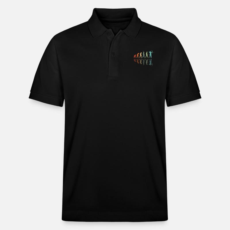 Tir À L Arc Évolution - Polo PREPSTER bio Stanley/Stella Unisexe - noir