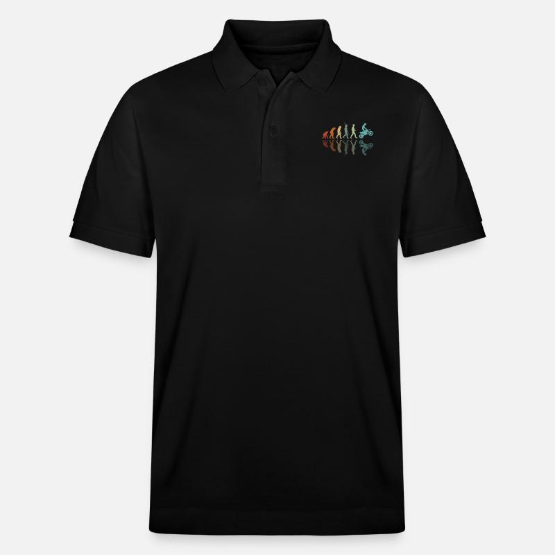 Motocross Entwicklung - Stanley/Stella Unisex Bio-Poloshirt PREPSTER - Schwarz