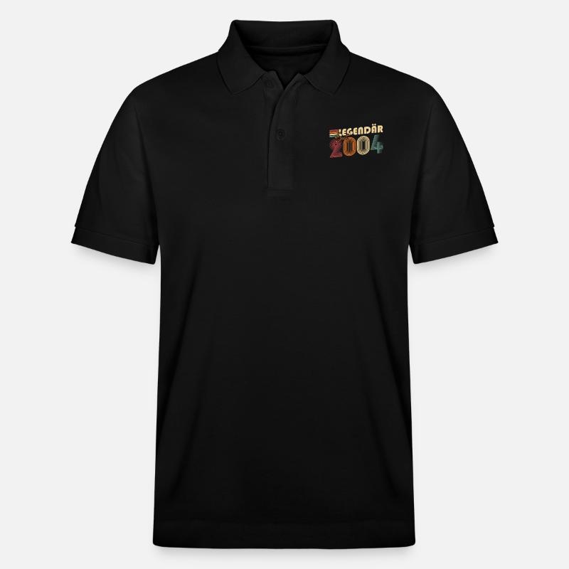 Legendär seit 2004 - Stanley/Stella Unisex Bio-Poloshirt PREPSTER - Schwarz