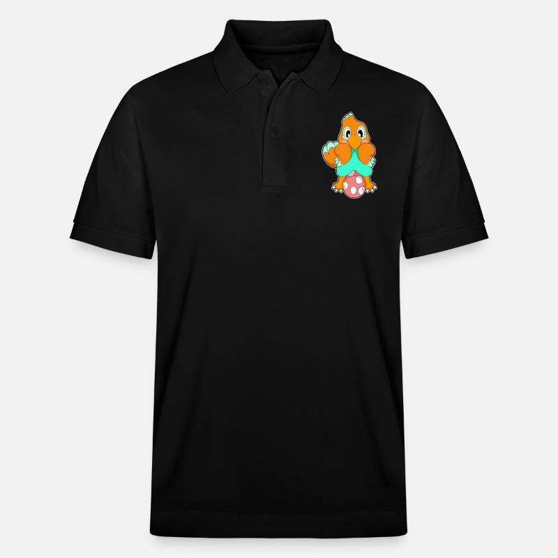 Oeuf de perroquet - Polo PREPSTER bio Stanley/Stella Unisexe - noir
