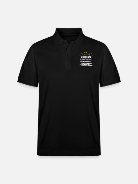 KUTSCHER - Stanley/Stella Unisex Bio-Poloshirt PREPSTER - Schwarz