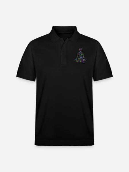 Yoga exercice femme - Polo PREPSTER bio Stanley/Stella Unisexe - noir