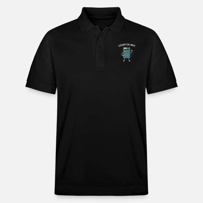 Mathématiques / cadeaux - Polo PREPSTER bio Stanley/Stella Unisexe - noir