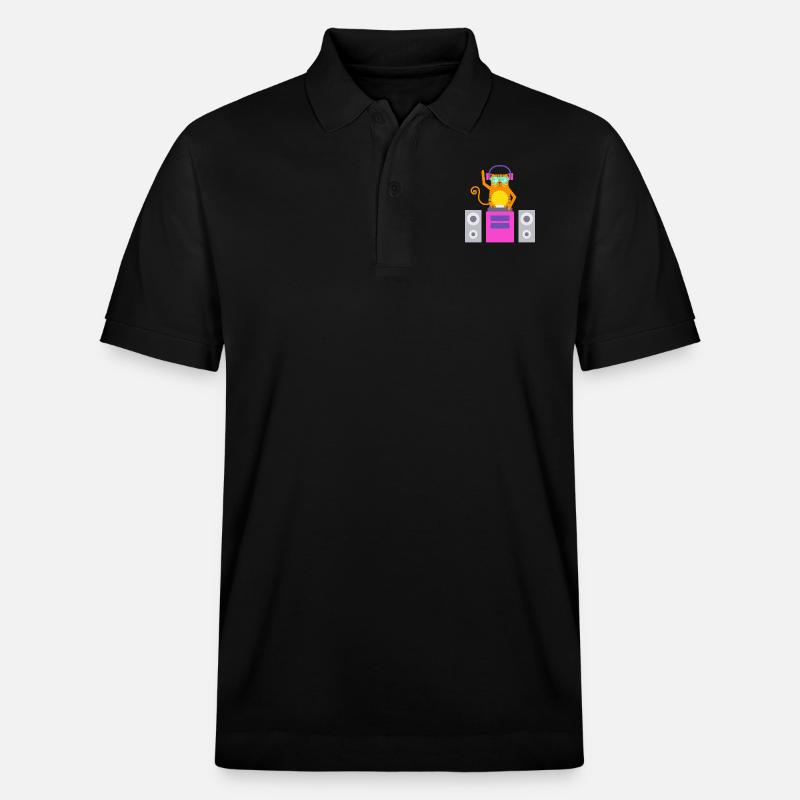 DJ Katze - Stanley/Stella Unisex Bio-Poloshirt PREPSTER - Schwarz
